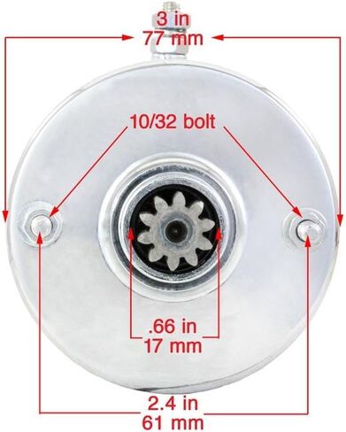 نادر chrome chrome starter متوافق مع 84 85 86 87 88 Harley Davidson Flhtc Electra Glide 1340cc Hitachi in Saudi Arabia