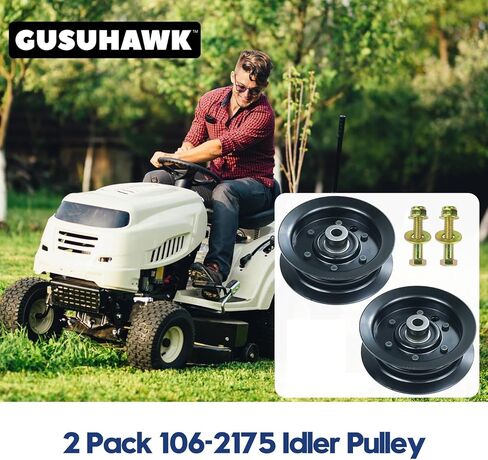 عبوتان من بكرة المهمل 106-2175 تحل محل بكرة المهمل المسطحة Toro 106-2175، بكرة المهمل المسطحة Toro 132-9420، بكرة eXmark 106-2175، بكرة eXmark 132-9420، بكرة Toro Idler 132-9420 in Kuwait