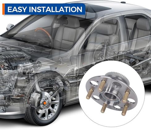 Parod 512179 محور العجلات الخلفية وتجميع الحامل الملاءمة لعام 1999-2003 Acura TL ، 1998-2002 Honda Accord V6 Models فقط-القرص الخلفي in Saudi Arabia