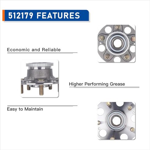 Parod 512179 محور العجلات الخلفية وتجميع الحامل الملاءمة لعام 1999-2003 Acura TL ، 1998-2002 Honda Accord V6 Models فقط-القرص الخلفي in Saudi Arabia
