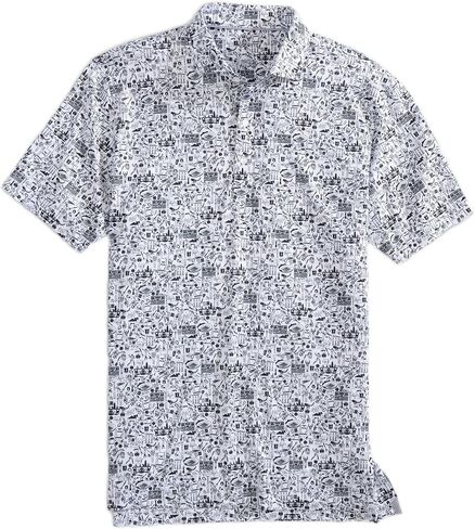 johnnie-O Tailgater 2.0 Printed Jersey Performance Polo in Saudi Arabia