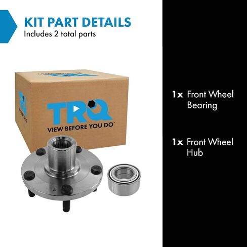 TRQ Front Wheel Bearing & Hub Kit Compatible with 2006-2013 Hyundai Sonata 2010-2017 Tucson 2003-2005 XG350 Kia Optima 2007-2010 Rondo 2011-2014 Sportage in Saudi Arabia