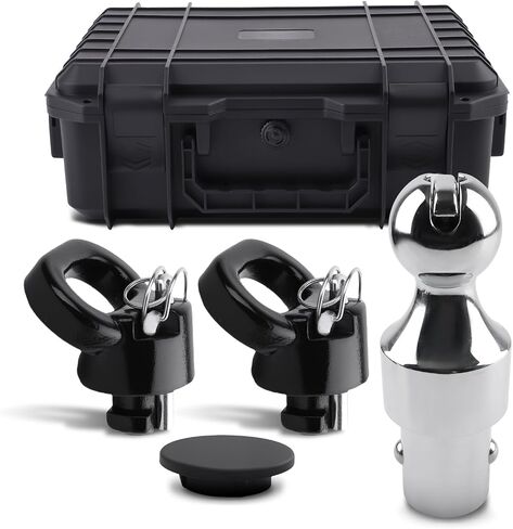 MaxPeedingRods Groenseck Hitch Ball Kit ل Dodge RAM 2500 3500 2013-2024 PUCK SYSTEM ، 2-5/16 BACK in Saudi Arabia
