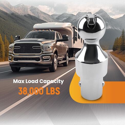 MaxPeedingRods Groenseck Hitch Ball Kit ل Dodge RAM 2500 3500 2013-2024 PUCK SYSTEM ، 2-5/16 BACK in Saudi Arabia