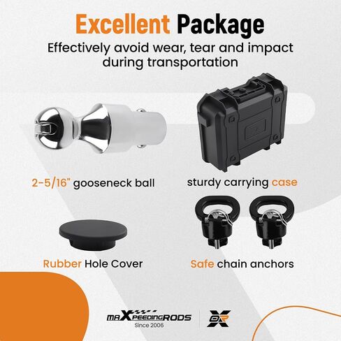 MaxPeedingRods Groenseck Hitch Ball Kit ل Dodge RAM 2500 3500 2013-2024 PUCK SYSTEM ، 2-5/16 BACK in Saudi Arabia