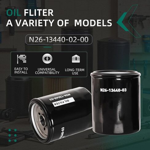 N26-13440-00 Oil Filter Fit for Yamaha Outboard Engine V8 F300 F350 F225C F250C F300C VF200 VF225 VF250 4.2L replace# N26-13440-02 N26-13440-03 in Saudi Arabia