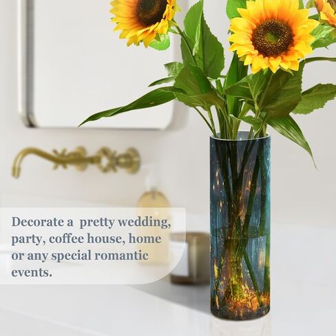 White Skull Flower Vases Clear Vase for Decor Centerpieces Living Room Table Decor in Kuwait