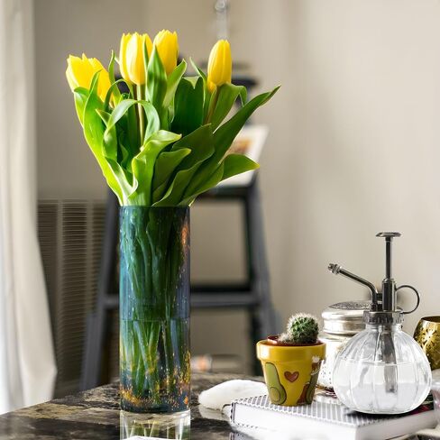 White Skull Flower Vases Clear Vase for Decor Centerpieces Living Room Table Decor in Kuwait