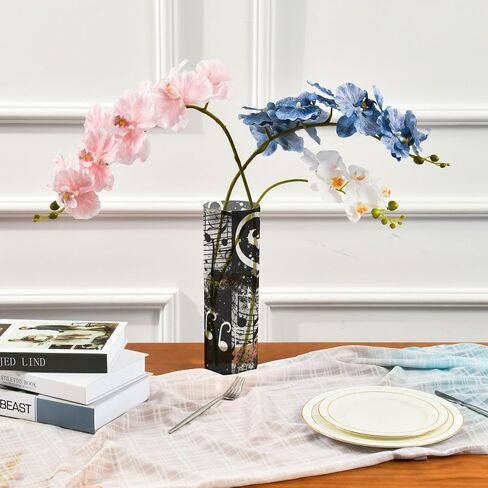 White Skull Flower Vases Clear Vase for Decor Centerpieces Living Room Table Decor in Kuwait