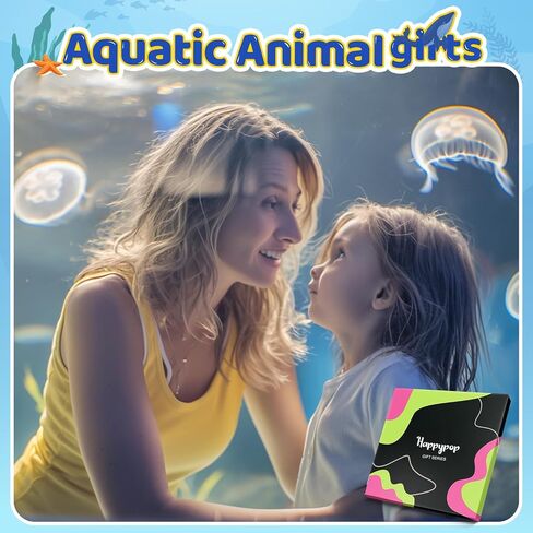 HAPPYPOP Jellyfish Gifts for Women Girls - Crazy Jellyfish Socks Animal Socks for Teens in Saudi Arabia