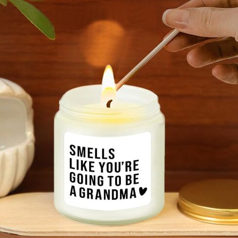 Pregnancy Announcement for Aunt - Promoted to Aunt Gifts - New Aunt Gifts for Sister Friends - Sister Promoted to Auntie - Soy Candle Lavender 4oz in Saudi Arabia