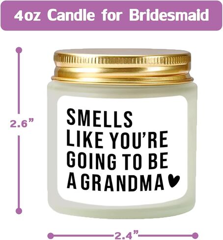 Pregnancy Announcement for Aunt - Promoted to Aunt Gifts - New Aunt Gifts for Sister Friends - Sister Promoted to Auntie - Soy Candle Lavender 4oz in Saudi Arabia