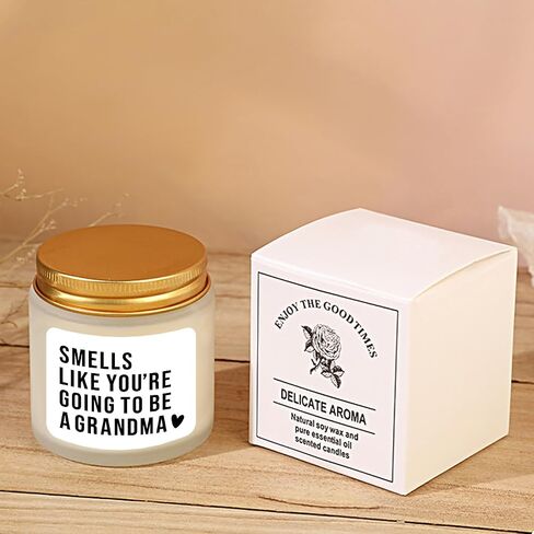 Pregnancy Announcement for Aunt - Promoted to Aunt Gifts - New Aunt Gifts for Sister Friends - Sister Promoted to Auntie - Soy Candle Lavender 4oz in Saudi Arabia