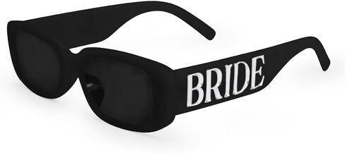 Bride Sunglasses - Black + Silver Marble | Bachelorette Party Sunnies, Engagement Decorations, Bridal Shower Accessory, Bridesmaid Favors, Bride To Be Gift, Bachelorette Sunglasses in Saudi Arabia