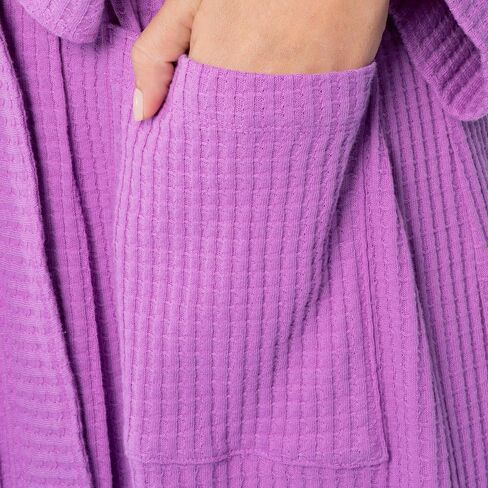 Fruit of the Loom Womens Lightweight Waffle Knit Kimono Robe in Saudi Arabia
