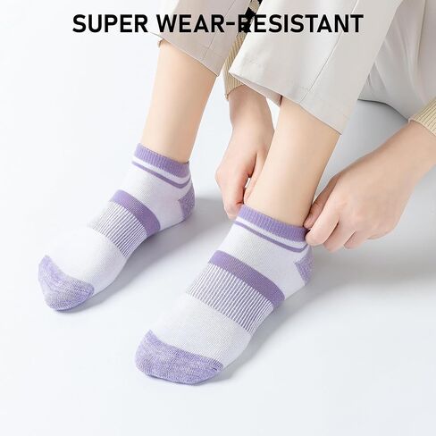 جوارب الكاحل النسائية لا تظهر الجوارب المنخفضة 5 أزواج سلسة خفيفة الوزن غير قابلة للانزلاق الجوارب غير الرسمية للنساء in Kuwait
