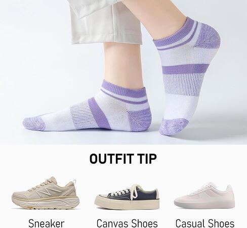 جوارب الكاحل النسائية لا تظهر الجوارب المنخفضة 5 أزواج سلسة خفيفة الوزن غير قابلة للانزلاق الجوارب غير الرسمية للنساء in Kuwait