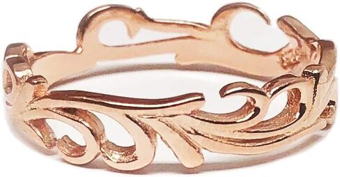 Clostoutwarehouse 925 Sterling Silver Flame Fligree Ring (يأتي بالألوان) in Kuwait