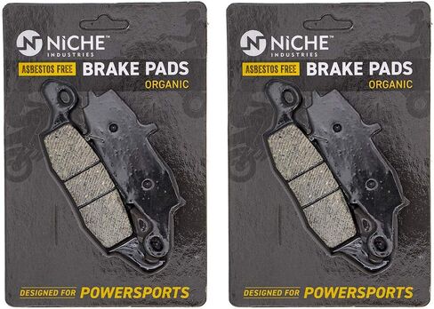 NICHE Brake Pad Set for Kawasaki Vulcan 800 900 Suzuki 43082-1264 59102-33880 Front/Rear Organic Alloy Steel 2 Pack in Saudi Arabia