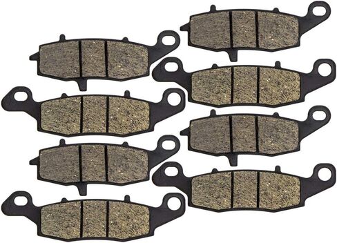 NICHE Brake Pad Set for Kawasaki Vulcan 800 900 Suzuki 43082-1264 59102-33880 Front/Rear Organic Alloy Steel 2 Pack in Saudi Arabia
