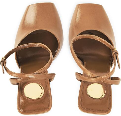 Arqa Stiletto High Heel Sandals للنساء مغطاة بحزام الكاحل القابل للتعديل in Kuwait