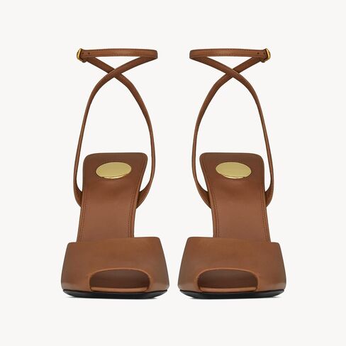 Arqa Stiletto High Heel Sandals للنساء مغطاة بحزام الكاحل القابل للتعديل in Kuwait