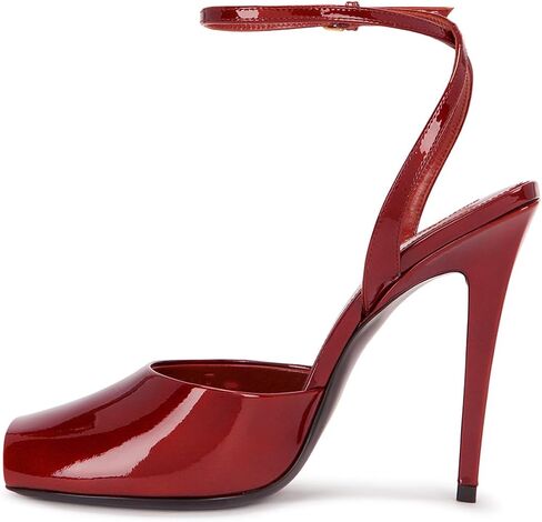 Arqa Stiletto High Heel Sandals للنساء مغطاة بحزام الكاحل القابل للتعديل in Kuwait