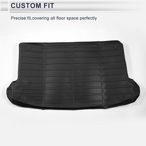 Rear Cargo Liner Rear Trunk Mat for Kia Soul 2020-2025 Anti-Slip Trunk Cargo Luggage Boot Tray Mat TPE 1 Pc Long Grid Pattern in Saudi Arabia