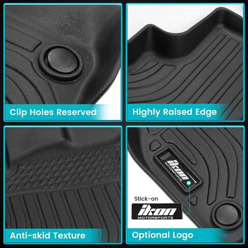 FREEMOTOR802 Compatible with 2019-2025 Audi Q3 Trunk Mat, Black 3D Molded Car Rear Carpets Liner Protection TPE Thermo Plastic Elastomer All Weather Boot Tray Cover Protector Pad in Saudi Arabia