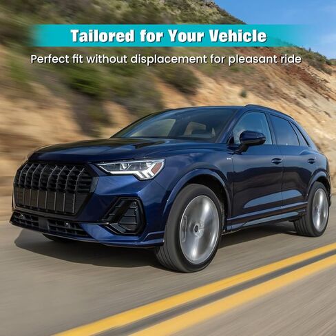 FREEMOTOR802 Compatible with 2019-2025 Audi Q3 Trunk Mat, Black 3D Molded Car Rear Carpets Liner Protection TPE Thermo Plastic Elastomer All Weather Boot Tray Cover Protector Pad in Saudi Arabia