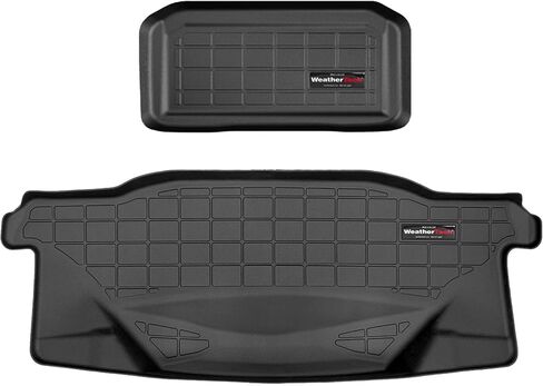 WeatherTech Cargo Trunk Liner for Chevrolet Corvette - Front Cargo and Trunk (401367-1422) Black in Saudi Arabia