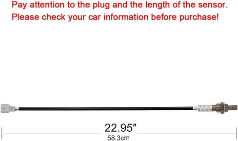 JDMON 2PCS Oxygen O2 Sensor Upstream Downstream Replacement for 2017-2021 Nissan Rogue Sport, Sentra, Titan, Armada, 2016-2020 Infiniti QX80 Compatible with 250-241107 in Saudi Arabia