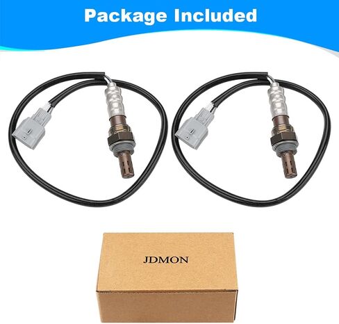 JDMON 2PCS Oxygen O2 Sensor Upstream Downstream Replacement for 2017-2021 Nissan Rogue Sport, Sentra, Titan, Armada, 2016-2020 Infiniti QX80 Compatible with 250-241107 in Saudi Arabia