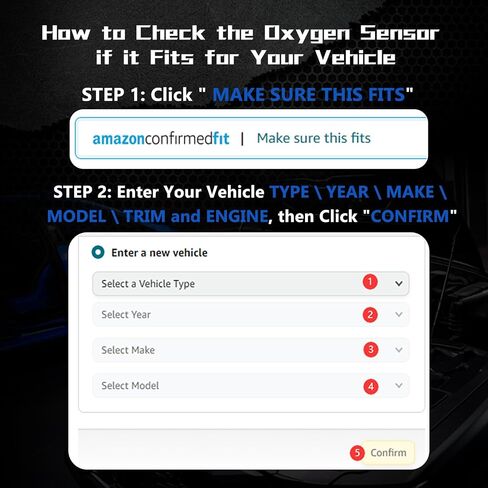 Oxygen O2 Sensor Upstream Downstream 12701634 Compatible with Chevrolet Chevy 2016-2019 Cruze Spark Trax 1.4L Malibu Equinox for Buick Encore for GMC Terrain 1.5L 2018-2022 12663317 2PCS in Kuwait