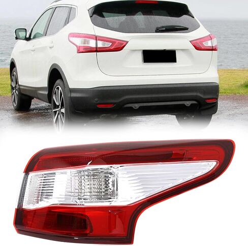 ضوء الذيل الخلفي متوافق مع 2016 2017 2018 NISSAN QASHQAI SDEANGER SDY خارج مصابيح ذيل الضوء الخلفي الخلفي الخلفي بدون مصابيح in Kuwait