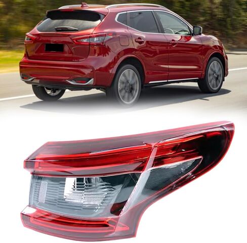 ضوء الذيل الخلفي متوافق مع 2016 2017 2018 NISSAN QASHQAI SDEANGER SDY خارج مصابيح ذيل الضوء الخلفي الخلفي الخلفي بدون مصابيح in Kuwait