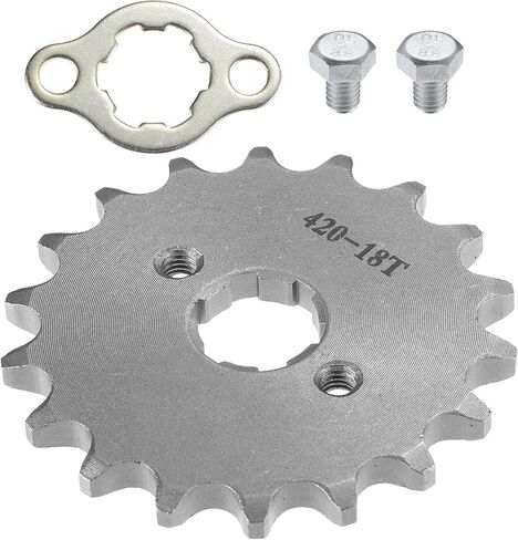 X AutoHaux 1 Set 420 Style 18 Teath 20mm معرف دراجة نارية ناضحة ملائمة للدراجة الأمامية للدراجة النارية لـ 50cc 70cc 110cc 125cc دراجة نارية دراجة صغيرة in Kuwait
