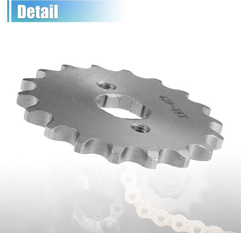 X AutoHaux 1 Set 420 Style 18 Teath 20mm معرف دراجة نارية ناضحة ملائمة للدراجة الأمامية للدراجة النارية لـ 50cc 70cc 110cc 125cc دراجة نارية دراجة صغيرة in Kuwait
