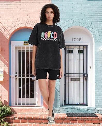 Teacher Shirts for Women Oversized Tshirts Teacher Appreciation Gifts Shirt Letter Printed Short Sleeve Tee Shirts in Saudi Arabia