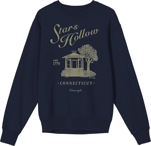 Gilmore Girls Stars Hollow Copper Script البالغين البحرية الزرقاء in Saudi Arabia
