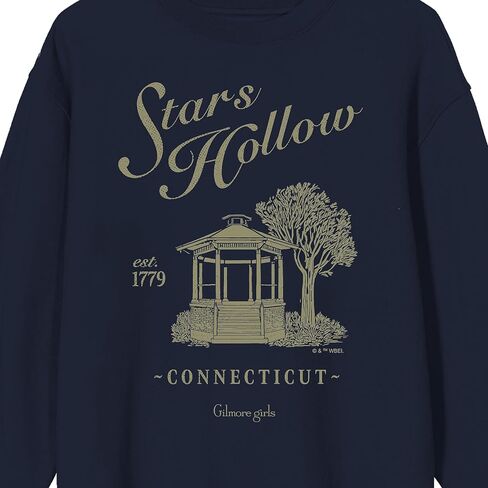 Gilmore Girls Stars Hollow Copper Script البالغين البحرية الزرقاء in Saudi Arabia