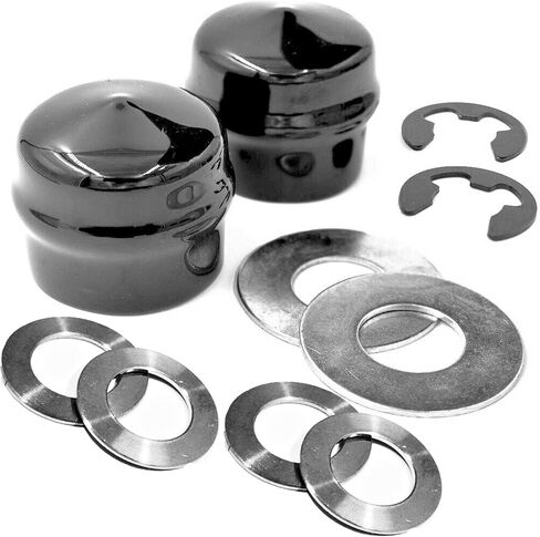HD Switch Front Wheel Hardware Kit replacement for Craftsman LT1000 LT1500 LT2000 LT2500 LT125 LT4000 includes Thrust Washers, Washers, E-Clips & Hub Caps in Saudi Arabia