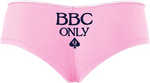 Knaughty Knickers BBC Only - Queen of Punspades Pink Boyshort Banties مع تصميم البالغين in Kuwait