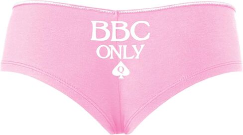 Knaughty Knickers BBC Only - Queen of Punspades Pink Boyshort Banties مع تصميم البالغين in Kuwait