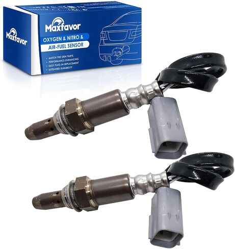 Maxfavor 2PCS Upstream O2 Axygen Sensor Replace لعام 2007 Infiniti G35 Nissan 350Z 3.5L ، لعام 2007 Infiniti QX56 Nissan Armada Titan 5.6L ، Frontier Pathfinder Xterra 4.0L 234-9072 X2 02 02 in Saudi Arabia