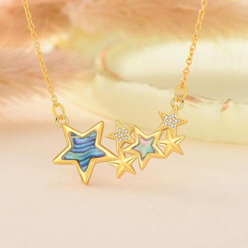 PELOVNY Om Necklace 925 Sterling Silver Abalone Om Pendant Om Symbol Jewelry for Mothers Day Birthday Christmas Gifts Men Women in Kuwait