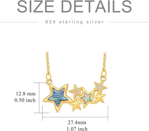 PELOVNY Om Necklace 925 Sterling Silver Abalone Om Pendant Om Symbol Jewelry for Mothers Day Birthday Christmas Gifts Men Women in Kuwait