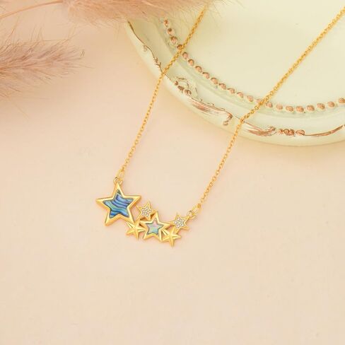 PELOVNY Om Necklace 925 Sterling Silver Abalone Om Pendant Om Symbol Jewelry for Mothers Day Birthday Christmas Gifts Men Women in Kuwait