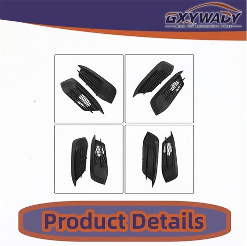 GXYWADY الضباب ضباب الإطار مصابيح الضباب الغطاء بديل الجانب الأيسر والأيمن لسيادة سيفيك/كوبيه 2016 2017 2018 71103-TBA-A00 71108-TBA-A00 in Kuwait