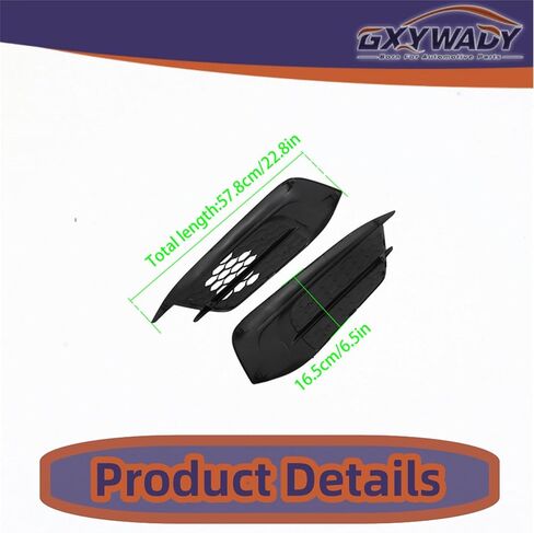 GXYWADY الضباب ضباب الإطار مصابيح الضباب الغطاء بديل الجانب الأيسر والأيمن لسيادة سيفيك/كوبيه 2016 2017 2018 71103-TBA-A00 71108-TBA-A00 in Kuwait